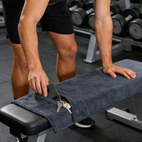 Gym Towel With Zipper Pocket